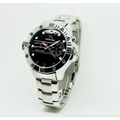 720P Spy Watch Camera, High Capacity Polymer Lithium Battery, HD Piece Webcam Function